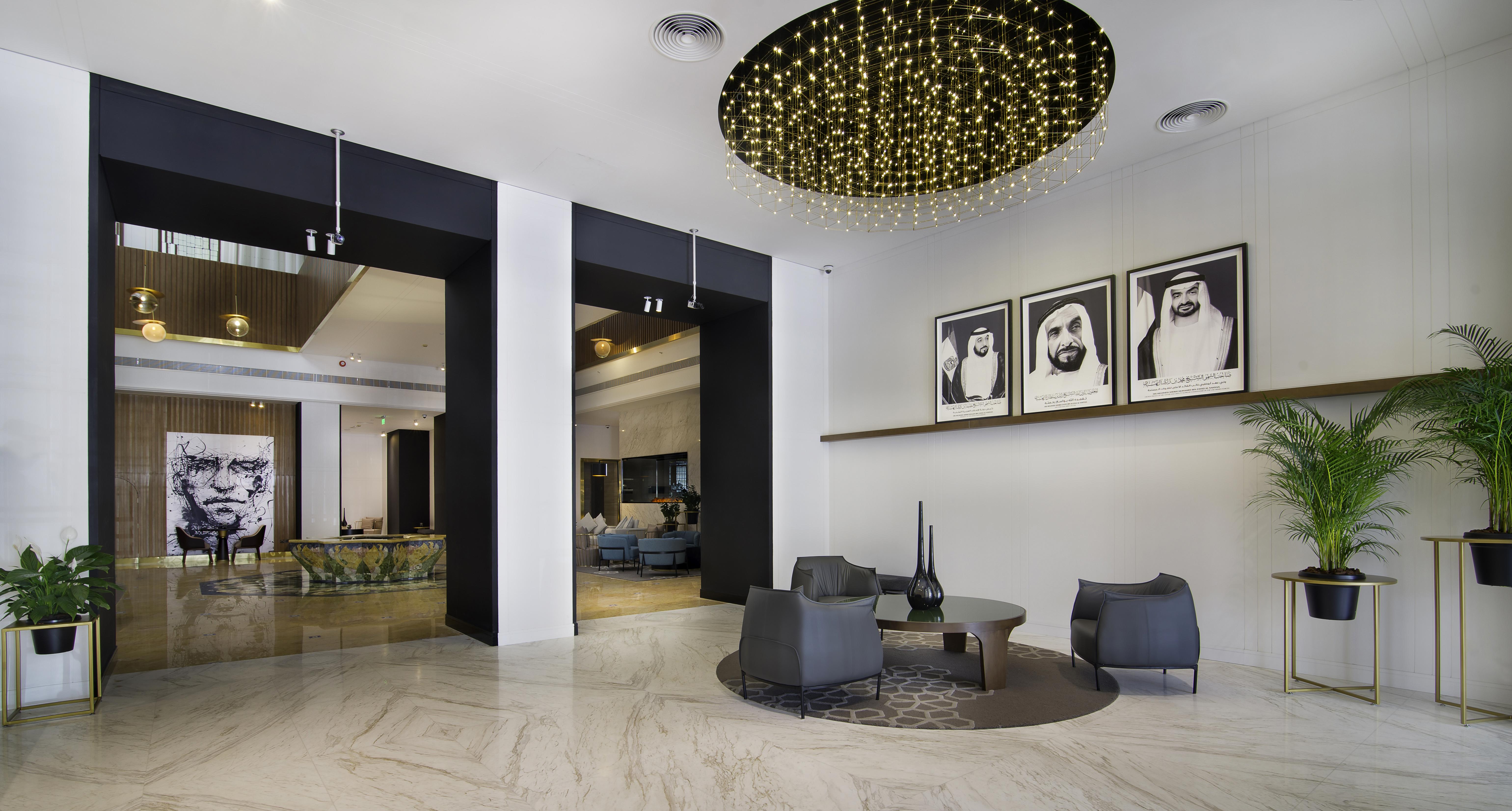 Le Meridien Αμπού Ντάμπι Εξωτερικό φωτογραφία The lobby of the hotel