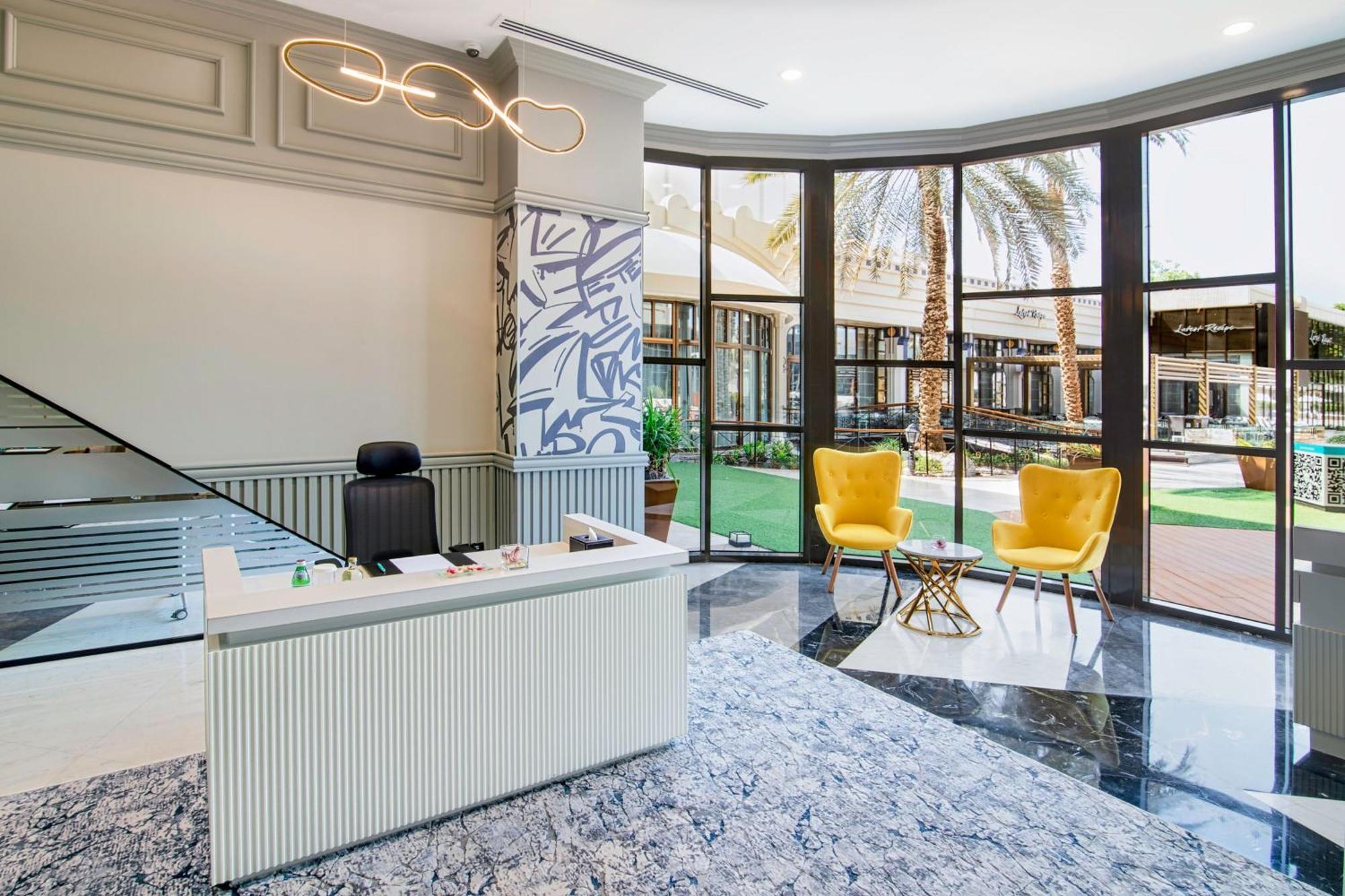 Le Meridien Αμπού Ντάμπι Εξωτερικό φωτογραφία The lobby of the hotel